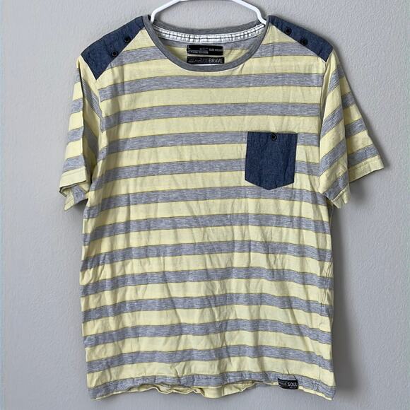 Brave Soul striped tee - Picture 1 of 4